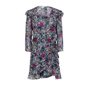 Veronica Beard Marilla Floral Silk Mini Dress Size 4